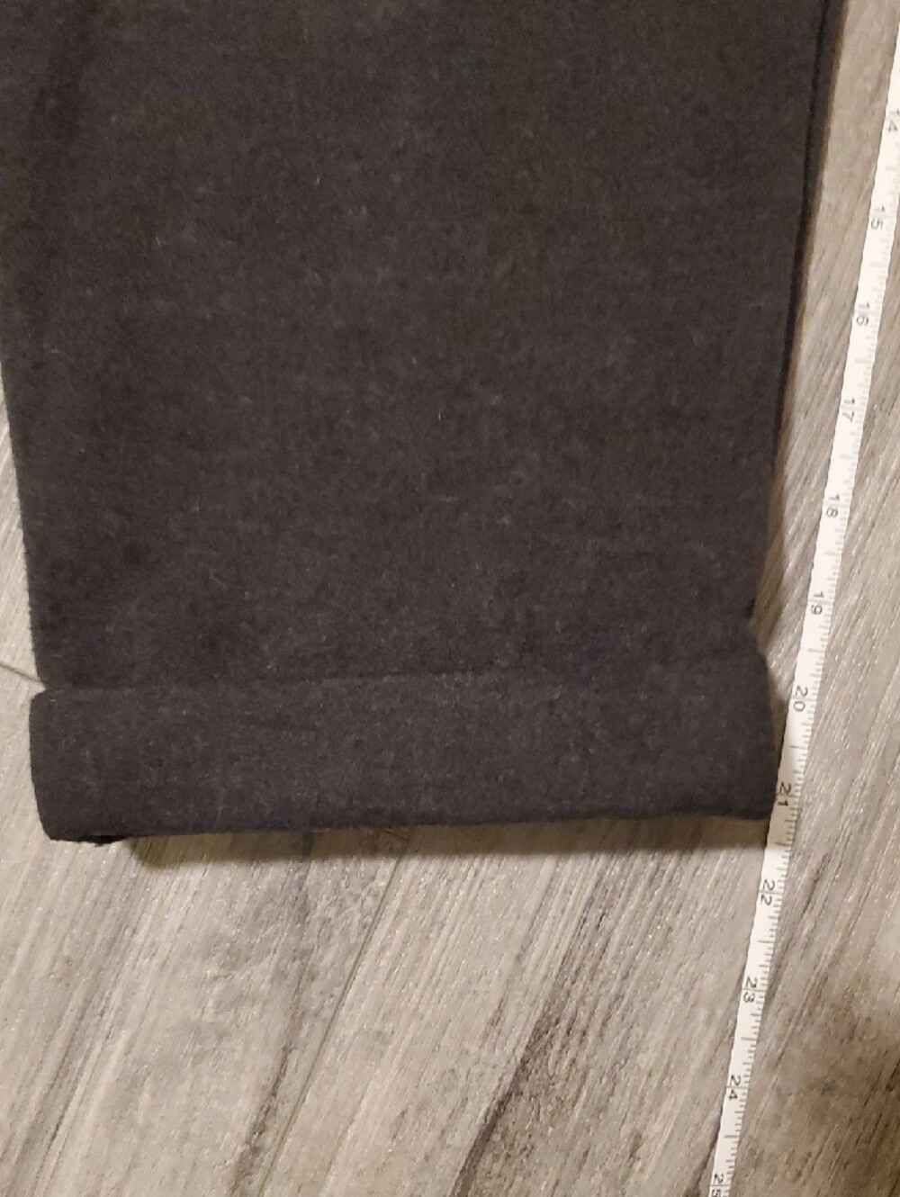 Acne Black Wool-Blend Trousers Rolled Hem Cropped Unisex Avant Garde Archival - Picture 5 of 8